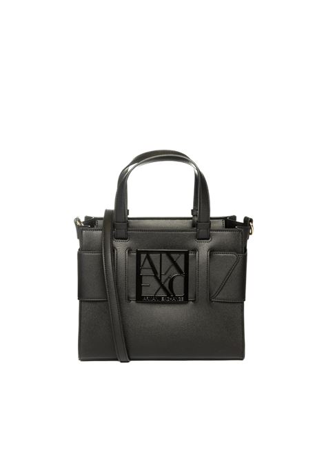 Borsa a mano logo nero ARMANI EXCHANGE | 9426900A874-00020